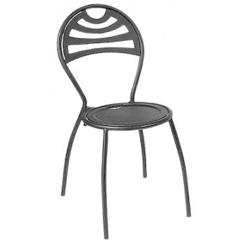 Wave-1 Café / Spisestol Antrasit Stålrørs stel