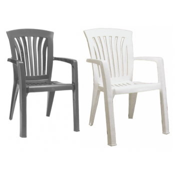 Diana spise stol i plast (stabelbar)