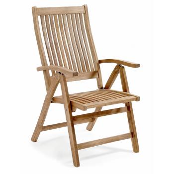 Everton Stol 5 pos. i ryggen Akacie-træ (133)