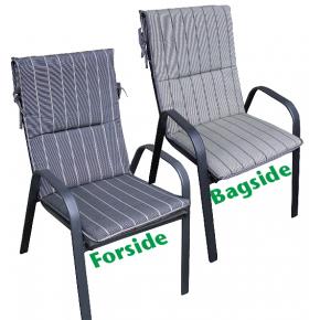 Dess. 6489 Grå med Beige strib / Beige med Grå strib