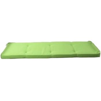 Hynde Lime grøn Polyester 3 Pers. Sædehynde 150 x 45 cm. Højde syet 7 cm tyk.  (boks)