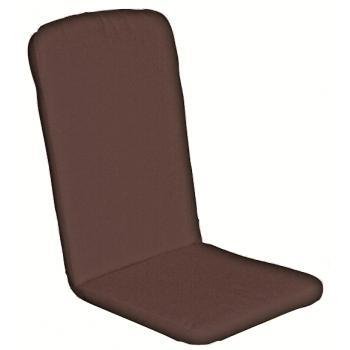 Havehynde 50x48/75 cm. Høj ryg pos. Brun-Kaffe Ensfarvet