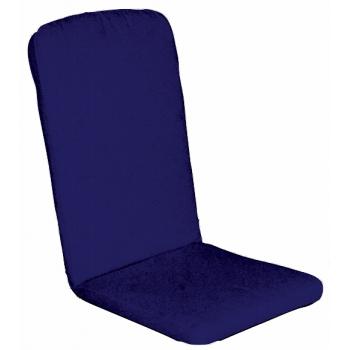 Havehynde 50x48/75 cm. Høj ryg pos. Blå-Marine Ensfarvet