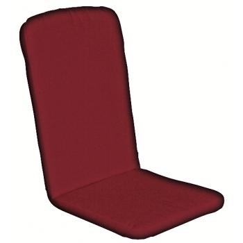 Havehynde 50x48/75 cm. Høj ryg pos. Bordeaux Ensfarvet