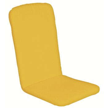 Havehynde 50x48/75 cm. Høj ryg pos. Farari-Gul Ensfarvet