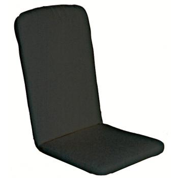 Havehynde 50x48/75 cm. Høj ryg pos. Sort Ensfarvet