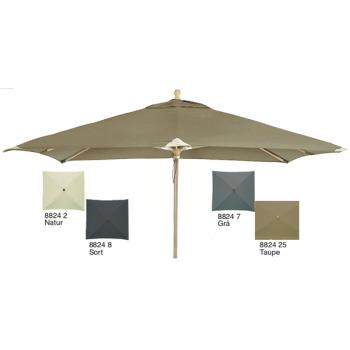 Parma - Poliester 3x3 m. Træ Parasol (423)