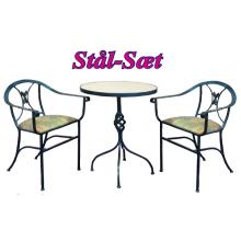 Blå smede-jern's 2 pers sæt. (826)