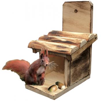 Egern Resturant Foderkasse 18 x 21 cm,  Højt 30 cm.