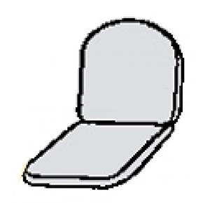 45 x 40 / 45 cm. Mellem ryg -  Havehynde (Størlse. xx 24)