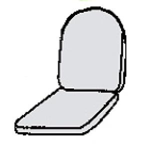 45 x 42 / 57 cm. Eks. høj ryg - Havehynde (Størlse xx 26)