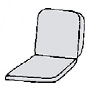 48 x 44 / 50 cm. Teak + Resin - Havehynde (Størlse. xx 27)