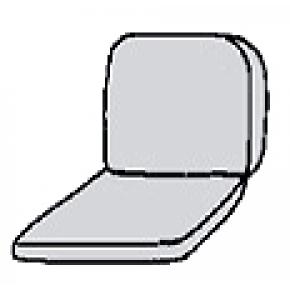 50 x 44 / 48 cm. Lille ryg - Havehynde (Størlse xx 30)