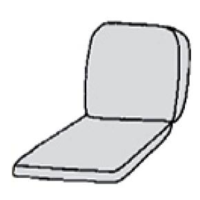 50 x 48 / 52 cm. Lav rygget - Havehynde (Størlse. xx 32)