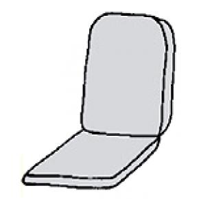 50 x 48 / 75 cm. Højryg pos. stol - Havehynde (Størlse. xx  36)