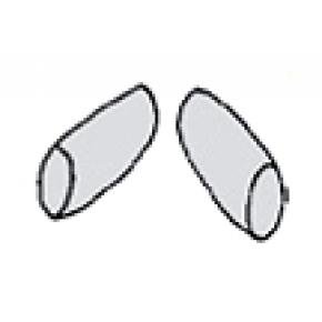 50 x 25 cm. Arm pude - Havehynde (Størlse. xx 88)